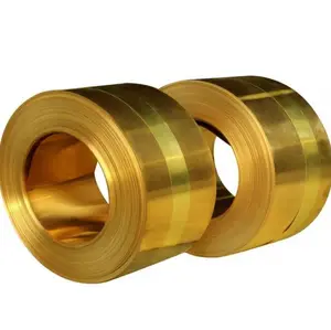 Brass Strip Price 1200mm Width C2680 CuZn37 H65 Brass Plate Strips Coil Foil For Decoration