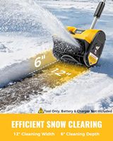 Pelle à neige sans fil 20V de qualité professionnelle, portable, en plastique, sans balais, avec poignée, alimentée par batterie, pour le déneigement en gros