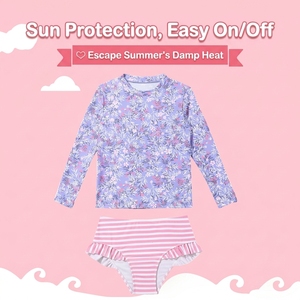 <span class=keywords><strong>Maillot</strong></span> <span class=keywords><strong>de</strong></span> <span class=keywords><strong>bain</strong></span> personnalisé pour petite fille, slip <span class=keywords><strong>de</strong></span> <span class=keywords><strong>bain</strong></span> pour enfant, tankini imprimé floral, protection solaire d'été, <span class=keywords><strong>maillot</strong></span> <span class=keywords><strong>de</strong></span> <span class=keywords><strong>bain</strong></span> pour tout-petit, ensemble <span class=keywords><strong>de</strong></span> 2 pièces pour la plage - Product Image 2