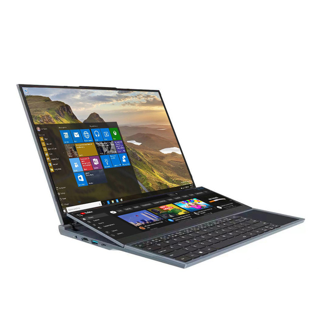 16 Inch + 14 Inch Touch Display Dual Monitor for Laptop 16GB+512GB Laptop Computer Core I7 Notebook Computer Game Laptop