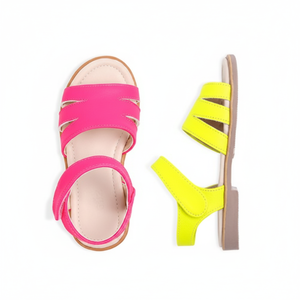 Sandales plates haut de gamme coréennes OZKIZ pour enfants, respirantes, à bout ouvert, pour filles de 2 à 6 ans – Mode enfantine en gros pour l'été - Product Image 2