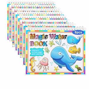 Livre de dessin magique réutilisable en plusieurs langues, livre de peinture éducatif pour l'éveil précoce des enfants - Product Image 1