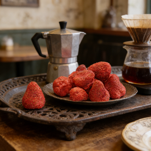 Fruits séchés lyophilisés en gros, fraises lyophilisées au goût acidulé, collations saines en vrac, sans OGM, emballées sous vide - Product Image 6