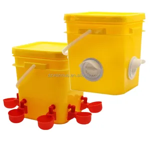 Automatic Farm Use Portable Feeders Poultry Feeders and Drinkers Chicken Feeders With 10L Bucket