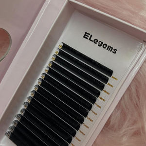 Fibra de alta calidad. 03 Extensiones de pestañas <span class=keywords><strong>Nube</strong></span> <span class=keywords><strong>Box</strong></span> Extensiones de pestañas negras mate sin crueldad D Cc Dd M Curve .05 Extensiones de pestañas - Product Image 2