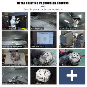 Service de production de pièces métalliques industrielles, impression 3D haute précision SLM DMLS pour acier inoxydable, titane, alliage d'aluminium et composés. - Product Image 4