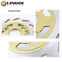 LINGQI Racing 155mm 3 Trous Disque de Frein à Disque pour Moto Pit Dirt Bike Off Road Pièces Détachées