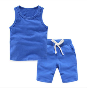 Conjuntos de Chalecos de Verano para Niños, 100% Algodón, Patrón Personalizable, Coloridos, Casuales, Suaves y Cómodos - Product Image 6