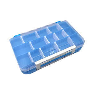 OEM 5コンパートメント釣り道具箱 釣りルアーボックス プラスチックオーガナイザーボックス 収納 5グリッドアクセサリーケース 釣り道具 - Product Image 4