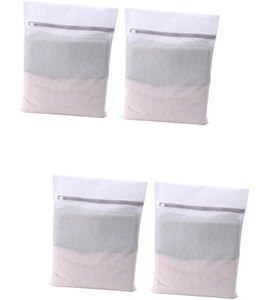 Bolsa de lavandería de malla de poliéster 100% personalizada para uso en el hogar, la escuela y los viajes-Protege delicados Varios tamaños disponibles - Product Image 1