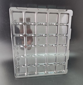 Блистерные лотки для шоколада одноразовые лотки для домашних животных и пластиковые Квадратные Вставки лоток для шоколадных батончиков для закусок лоток для упаковки - Product Image 4