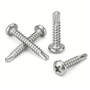 Vis autoperceuses autotaraudeuses Tek en acier inoxydable 304/410 à tête fraisée Phillips avec rondelle, fabriquées par Yaente Factory - Product Image 2