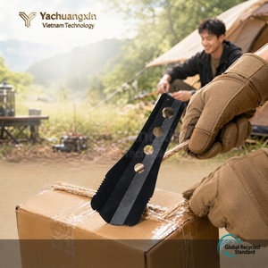Pelle en métal multifonction avec quatre trous, poignée en D, qualité industrielle, outil de jardinage extérieur - Product Image 5