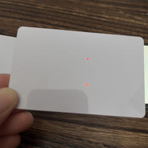 Cartes de visite NFC216 NFC RFID 13,56 MHz Contrôle d'accès Cartes PVC vierges imperméables Blanches - Product Image 2