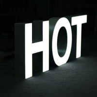 Enseigne LED personnalisée résistante aux intempéries, logo lumineux, lettres lumineuses pour entreprise, enseigne LED avec logo, décoration murale