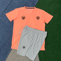 Camisetas de Fútbol de Manga Corta Unisex, Jersey de Fútbol Personalizado, Entrenamiento Deportivo, Secado Rápido, Transpirable, 100% Poliéster, Transferencia Térmica