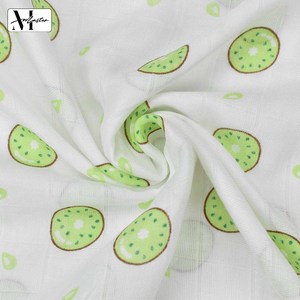 Serviette <span class=keywords><strong>de</strong></span> <span class=keywords><strong>bain</strong></span> en gaze imprimée <span class=keywords><strong>double</strong></span> couche en coton <span class=keywords><strong>de</strong></span> bambou biologique pour la maternité et la literie bébé - Product Image 5