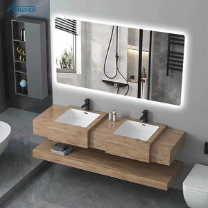 Set Bagno di Lusso con Lavabo, Specchio Intelligente LED e Mobile Sanitario <span class=keywords><strong>per</strong></span> Hotel e Ville - Product Image 3