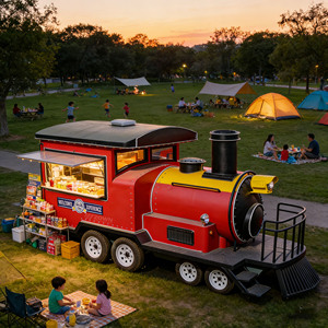 CE Certified Mobile Fish & Chip Food Truck <b>Trailer</b> For Seafood & Fried Snack Catering - Product Image 1