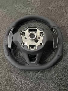 Volante de Cuero Clásico para VW <span class=keywords><strong>Touareg</strong></span>, Golf, Passat, Polo, Plug & Play, Venta al Por Mayor - Product Image 6