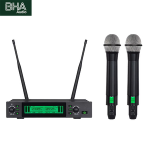 Microphone <span class=keywords><strong>sans</strong></span> <span class=keywords><strong>fil</strong></span> portable rechargeable BHA LB-120CDX, modèle exclusif tout métal, performance professionnelle, prix de gros usine (12 ans d'expérience), OEM, CE, FCC - Product Image 1