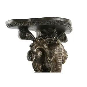 Estante de Resina de 36.5cm de Alto x 16.5cm de Ancho x 36cm de Profundidad con Diseño de Elefante Dorado - Product Image 4