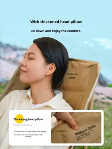 Picnic Camping Car Storage Durable Metal Moon Chair Banco de jardín de aluminio plegable Estilo moderno - Product Image 3