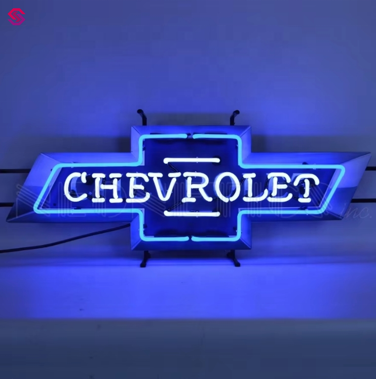 Неоновая светодиодная вывеска с логотипом автомобиля