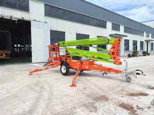 Plataforma de trabajo aéreo eléctrico de 380V Brazo plegable Remolque Cadena de acero Polipasto de 380V para hoteles Otras industrias Proveedor de China - Product Image 3