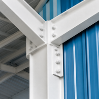 Bâtiment en acier de conception personnalisée moderne pour l'industrie alimentaire, entrepôt hygiénique, construction préfabriquée à assemblage rapide