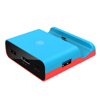 Stations de charge rapides avec convertisseur de Type C HD MI transfert TV chargeurs portables pour supports de charge de Console Nintendo Switch