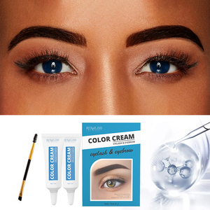 Kit de teinture semi-permanente pour <span class=keywords><strong>sourcils</strong></span> et cils Joynna - Teinture longue durée de 60 jours - Extrait de plantes naturelles - Changement de couleur rapide - Product Image 3
