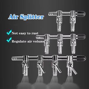 Accessoires d'aquarium 1-12 voies Répartiteur d'air en ligne Valve de commande Réservoir de poissons Pompe à oxygène Tuyau Répartiteur d'air d'aquarium durable - Product Image 2