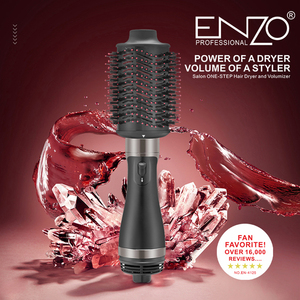 ENZO <span class=keywords><strong>Brosse</strong></span> à air chaud 3 en 1, livraison directe, <span class=keywords><strong>brosse</strong></span> à cheveux, sèche-cheveux, <span class=keywords><strong>meilleure</strong></span> <span class=keywords><strong>brosse</strong></span> à cheveux <span class=keywords><strong>ronde</strong></span> pour le brushing - Product Image 2