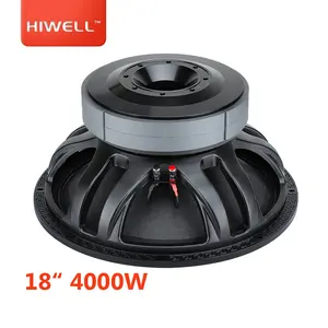 Profesyonel yüksek güç 18 inç çift mıknatıslı Subwoofer 18 hoparlörler bas.