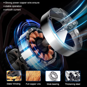 <span class=keywords><strong>Ventilateur</strong></span> de plafond <span class=keywords><strong>vintage</strong></span> de 20 pouces avec lumières, lustre industriel, télécommande, lampe à 6 vitesses, luminaire rétractable - Product Image 5