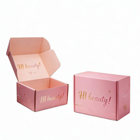 Boîte personnalisée en carton ondulé biodégradable et recyclable, imperméable, avec lamination brillante, pour vernis à ongles et huile, emballage personnalisé