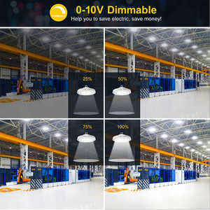 Blanc 150W pour LED High Bay Light 21,000 Lumens 650W HID Remplacement 5000K pour entrepôts - Product Image 2