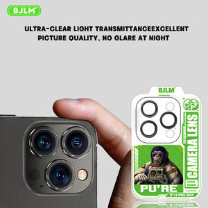 ฟิล์มกันรอยกล้องคุณภาพสูงแบบกันระเบิด Eagle Eye สำหรับ Ip 16promax สติ๊กเกอร์ติดกล้องโลหะผสม - Product Image 4