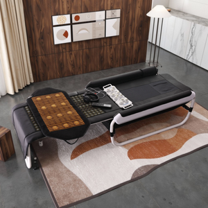 Weihnachts geschenk Hochwertige faltbare Ganzkörper-Smart-Bett-Massage therapie Hersteller Best <span class=keywords><strong>Syogra</strong></span> Jade Thermal Massage Bett - Product Image 3