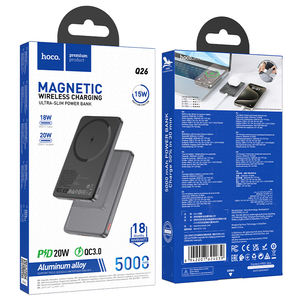 HOCO Q26 5000mAh Joy PD20W Magnétique Charge Rapide Chargeur Portable Power Bank - Product Image 6