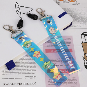 Wholesale Customized PVC UV Printing Eco-Friendly Cartoon Style Promotional Mobile Phone Lanyards Multi-Functional Gifts