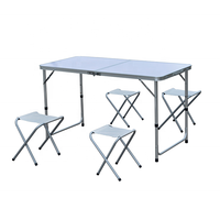 2024 nouvelle Table de camping en aluminium Portable Design pour table pliante de pique-nique de plage en plein air avec chaises