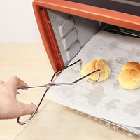 Pinces de cuisine en acier inoxydable robustes pour la cuisson, le grillage et le service des aliments, résistantes à la chaleur