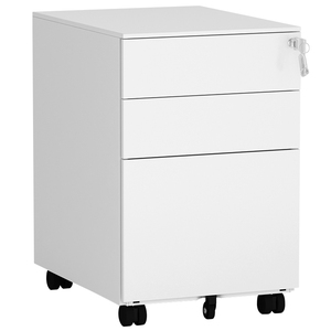 Morgie High Quality <strong>3</strong> Grey <strong>Drawers</strong> Mobile Archivador De <strong>Drawer</strong> Pedestal <strong>Filing</strong> <strong>Cabinets</strong> - Product Image 2