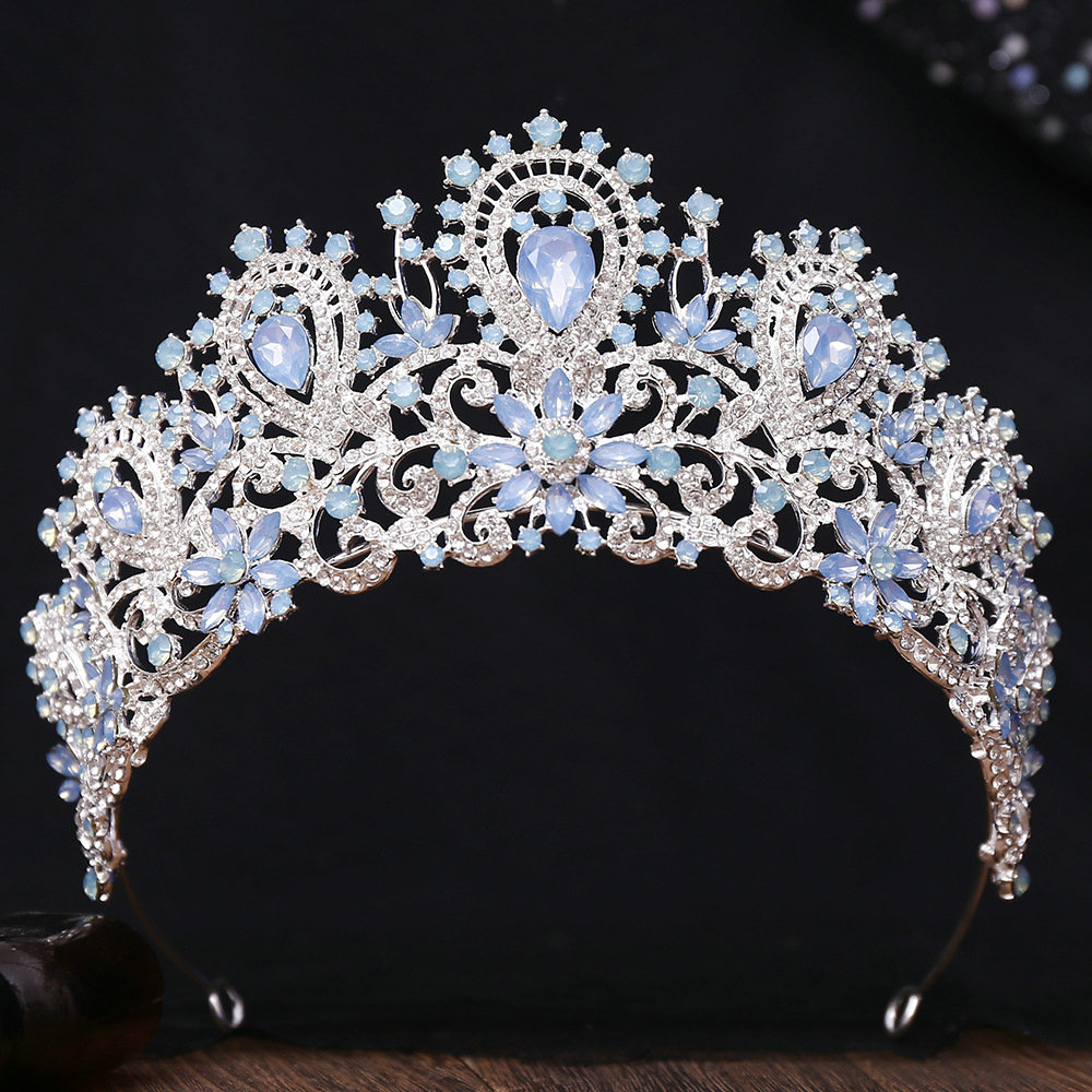 Argent + opale bleue