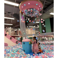 Nouveau design parc d'attractions pour enfants équipement de cascade UFO piscine à balles fontaine à cascade à vendre