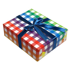 Papel de regalo simple colorido Hojas blancas Fábrica de papel de regalo 6 piezas por paquete - Product Image 1