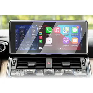 Toyota Land Cruiser için 2023 yeni temperli cam 300 300 GR Sport300 VX 12.3 inç dokunmatik ekran koruyucu araba iç aksesuarları
