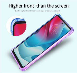 Funda de teléfono de esquina superior a prueba de golpes para <span class=keywords><strong>Moto</strong></span> Edge Neo 50 funda de gradiente anticaída para <span class=keywords><strong>Moto</strong></span> G Stylus 5g funda de teléfono TPU 2023 - Product Image 3